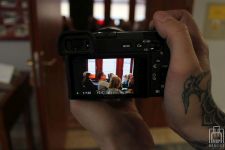 sala Pod Sową MBP w Gorlicach wypełniona gośćmi przybyłymi na spotkanie
