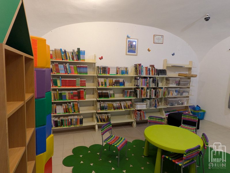 Biblioteka Gorlice, lokalne tymczasowe czytelnia dla dzieci i młodzieży
