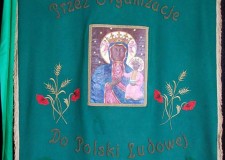 Powiększ zdjęcie Sztandar Koła Stronnictwa Ludowego z Kwiatonowic; 1937 rok