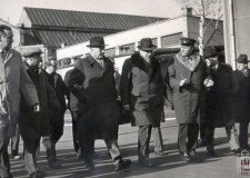 Powiększ zdjęcie Wizyta Edwarda Gierka i Piotra Jaroszewicza w Gliniku; po lewej stronie Leopold Kolarzyk
