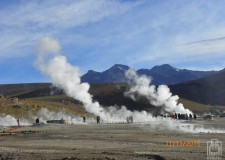 Powiększ zdjęcie pole gejzerów El Tatio na pustyni Atacama