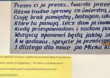Powiększ zdjęcie Tekst przyśpiewki na cześć Jerzego Markowicza