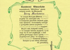 Powiększ zdjęcie Zaproszenie na 20. jubileuszowe konwent Gwarków; 1994 rok