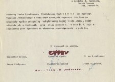 Powiększ zdjęcie Zaproszenie dla dyrektora Szkoły Cyrkowej w Julinku na uroczysty występ pożegnalny cyrku „Clown”, zatytułowany „Żegnaj Złota Areno”; 1972 rok