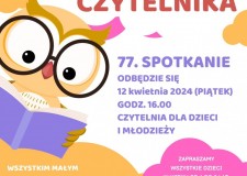 Powiększ zdjęcie Plakat — 77. spotkanie Klubu Małego Czytelnika