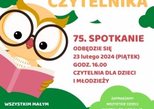 Powiększ zdjęcie Plakat — 75. spotkanie Klubu Małego Czytelnika