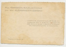 Powiększ zdjęcie Zawiadomienie o ślubie rodziców Andrzeja Świrada
