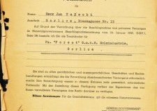 Powiększ zdjęcie Pełnomocnictwo Jana Tułeckiego (1942 r.)