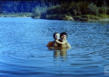 Powiększ zdjęcie Mały Jacek Tuleja z ojcem Zbigniewem